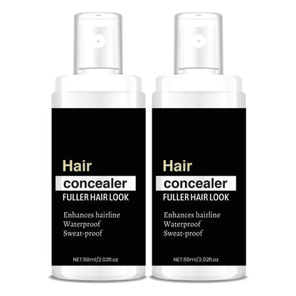 Hair Concealer | Waterproof & Sweat-Proof Powder for Fuller Hair Look (Pack of 2)